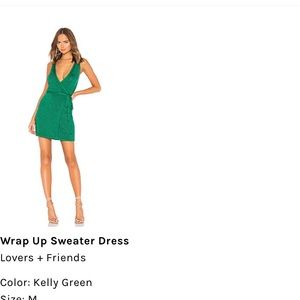 Lovers and friends green dress